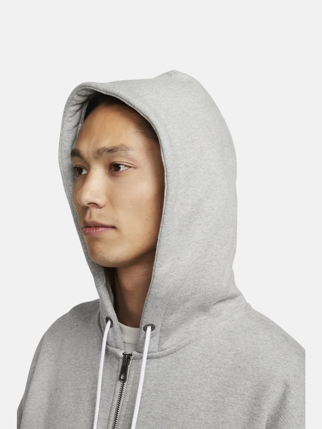 Чоловіча кофта Nike Solo Swoosh Full-Zip Hoodie Grey DR0403-063