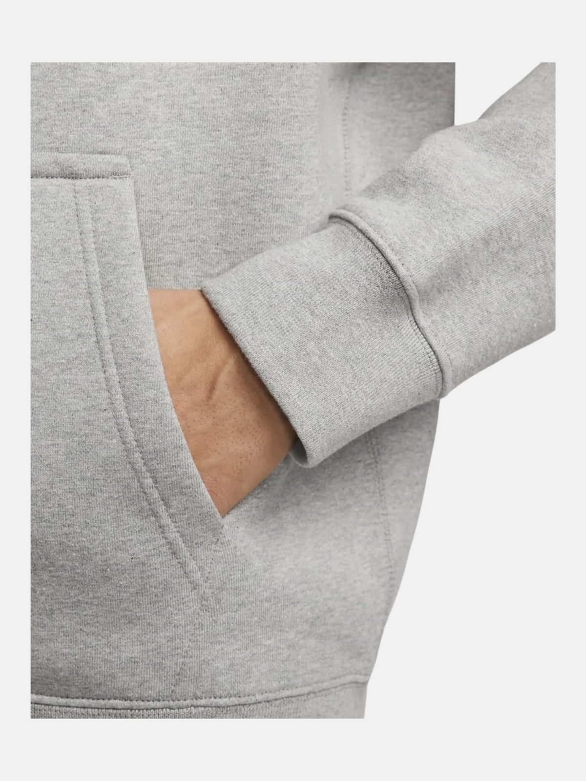 Чоловіча кофта Nike Solo Swoosh Full-Zip Hoodie Grey DR0403-063
