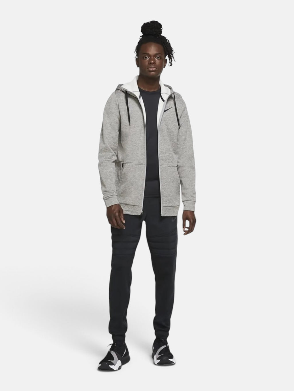 Чоловіча кофта Nike Therma Full-Zip Hoodie Grey CU6231-063