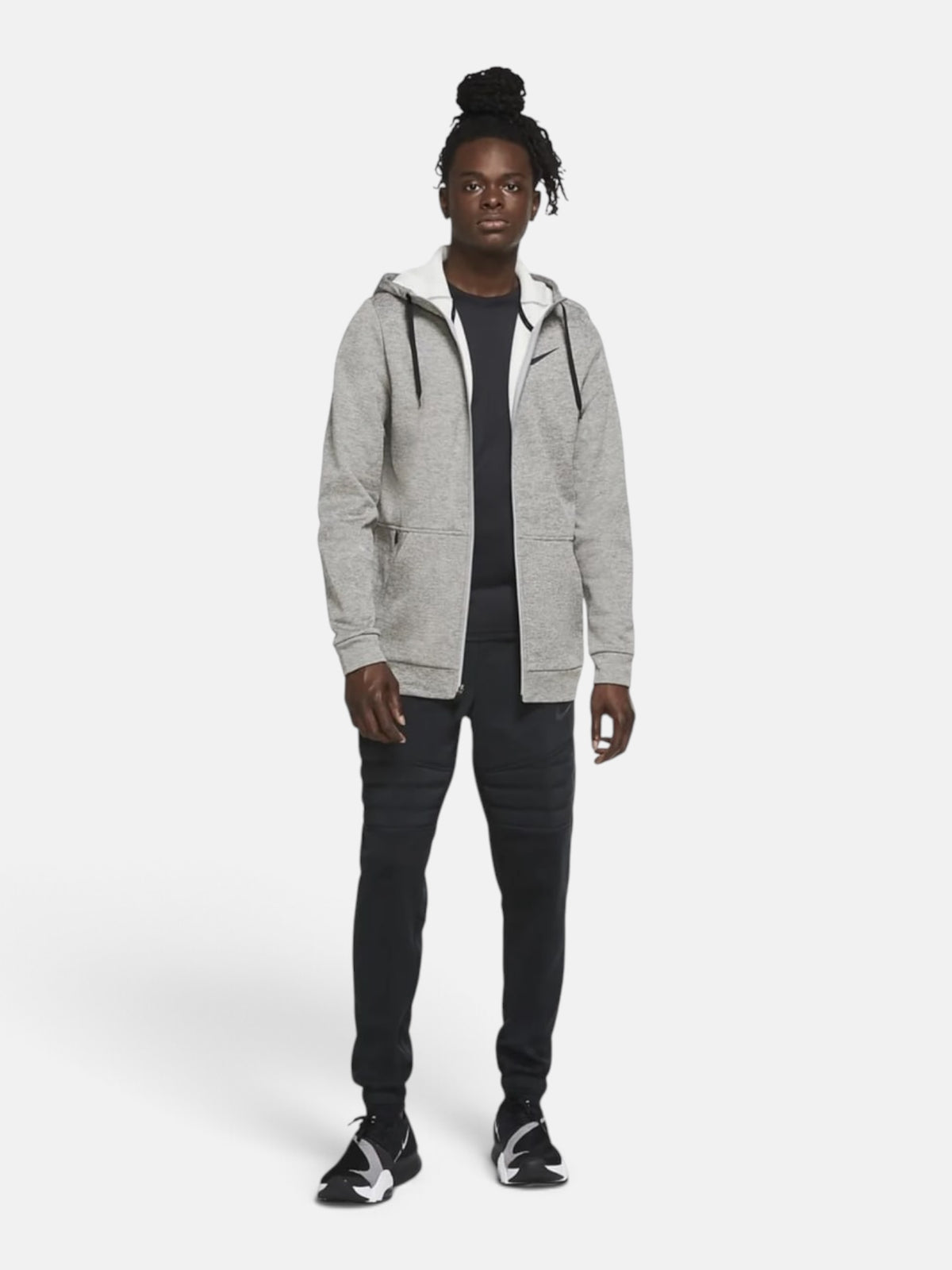 Чоловіча кофта Nike Therma Full-Zip Hoodie Grey CU6231-063