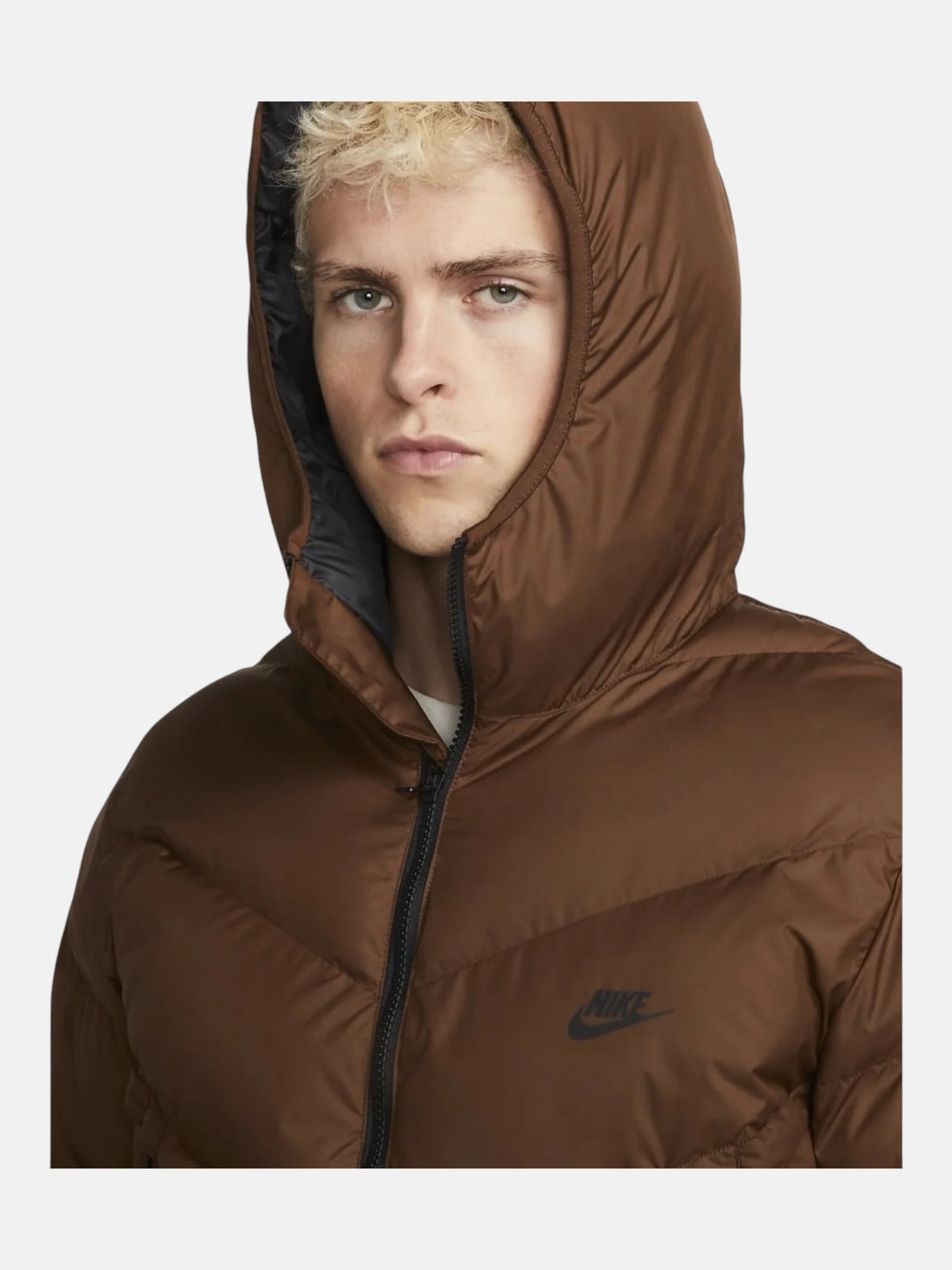 Чоловічий пуховик Nike Sportswear Storm-FIT Windrunner Brown DR9605-259