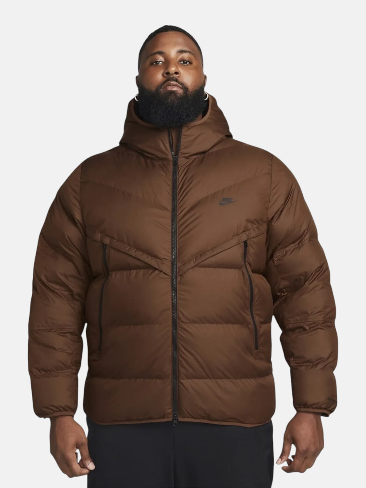 Чоловічий пуховик Nike Sportswear Storm-FIT Windrunner Brown DR9605-259
