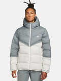 Чоловічий пуховик Nike Sportswear Windrunner Grey/White DR9605-084