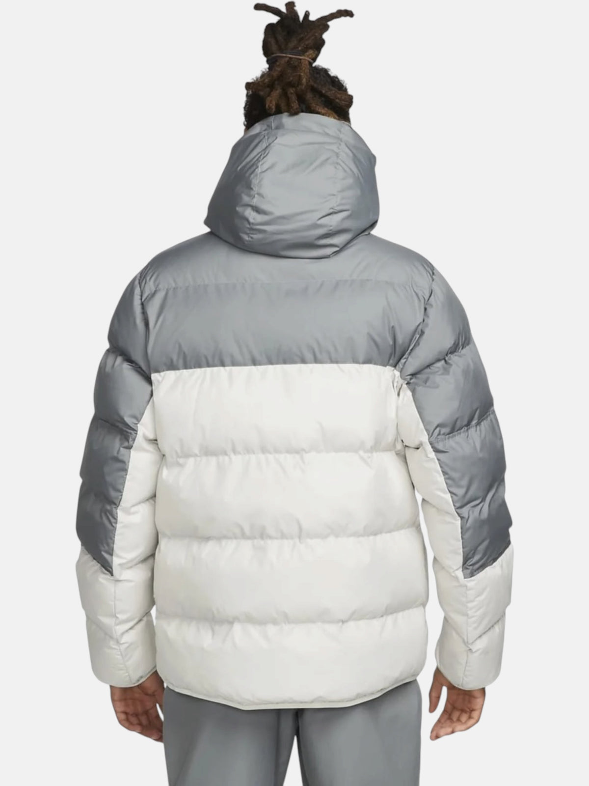 Чоловічий пуховик Nike Sportswear Windrunner Grey/White DR9605-084