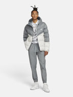 Чоловічий пуховик Nike Sportswear Windrunner Grey/White DR9605-084