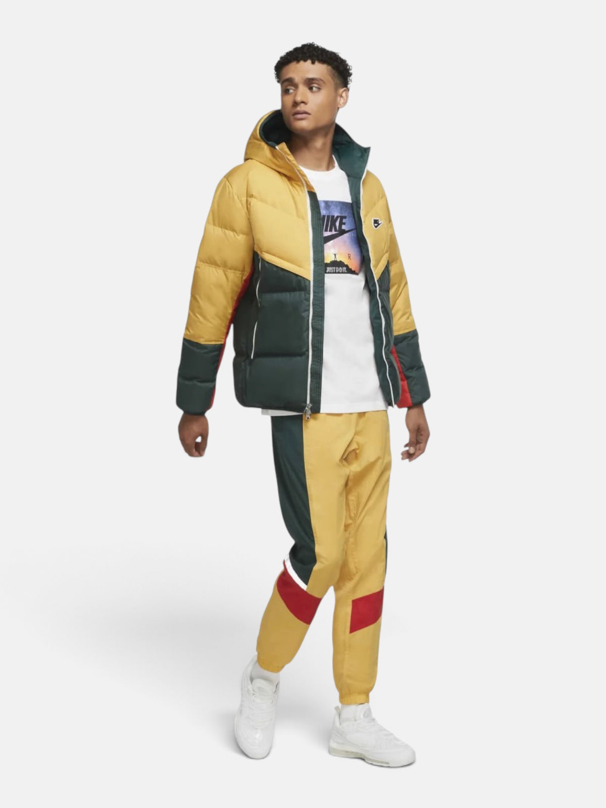 Чоловічий пуховик Nike Sportswear Down-Fill Windrunner Yellow CU4404-700