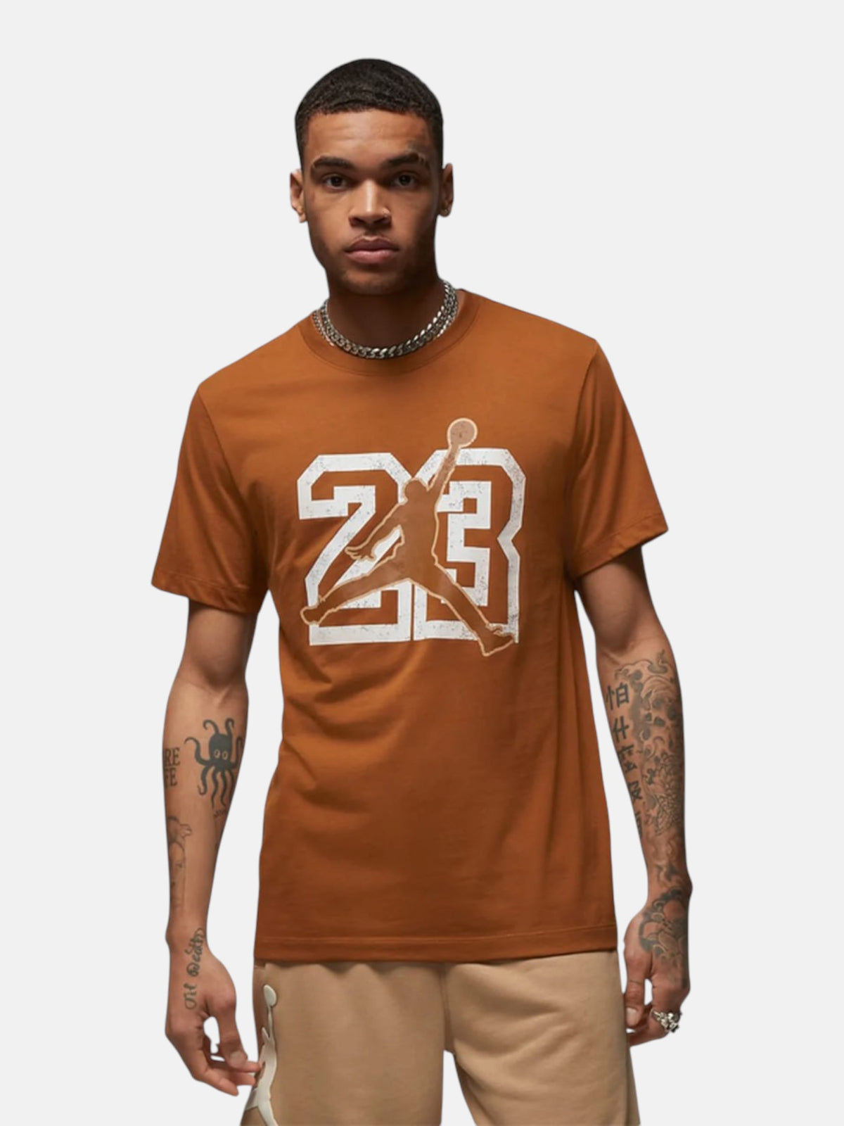 Чоловіча футболка Air Jordan Flight Essentials 23 T-Shirt Orange FB7394-281