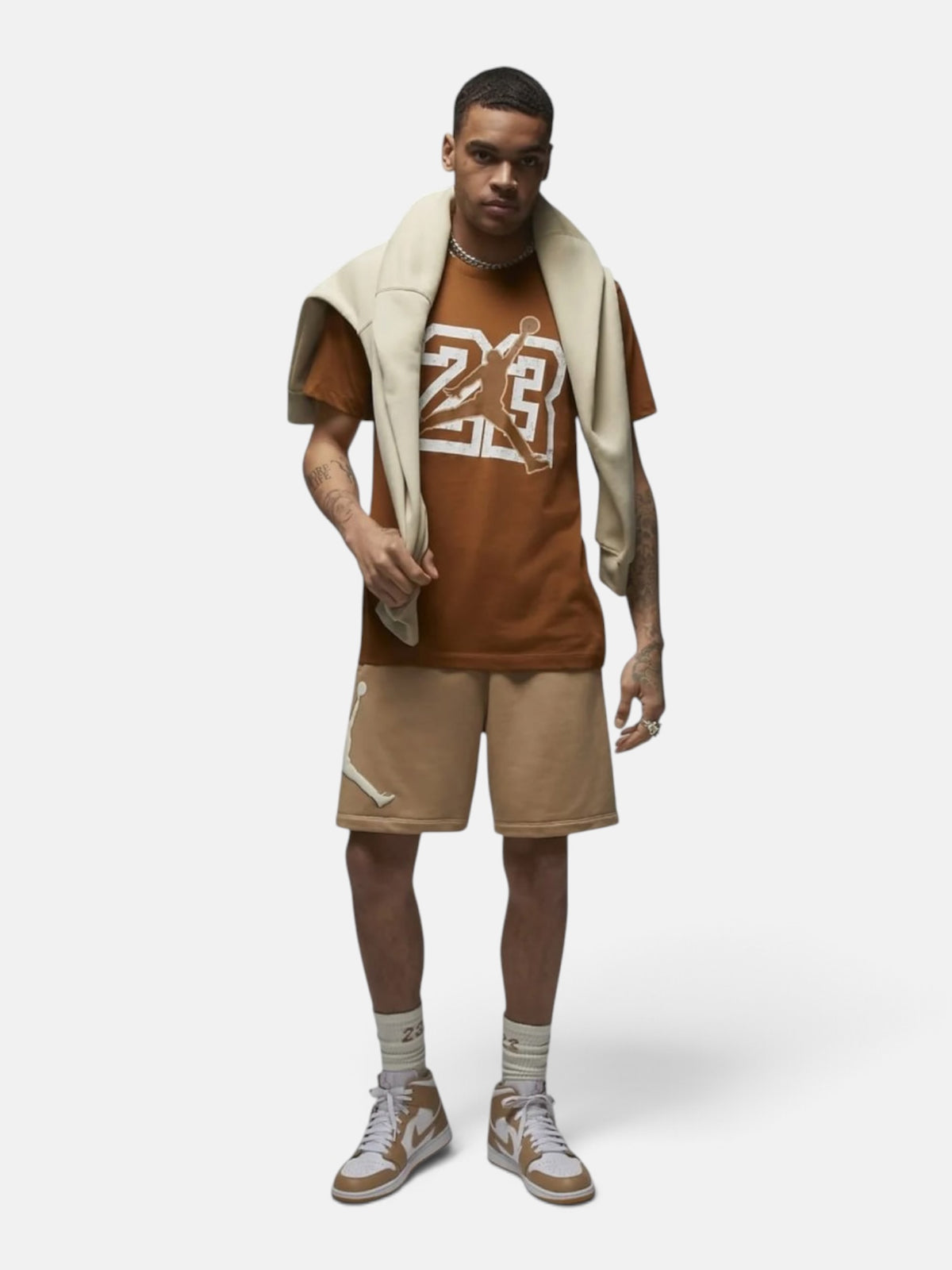 Чоловіча футболка Air Jordan Flight Essentials 23 T-Shirt Orange FB7394-281