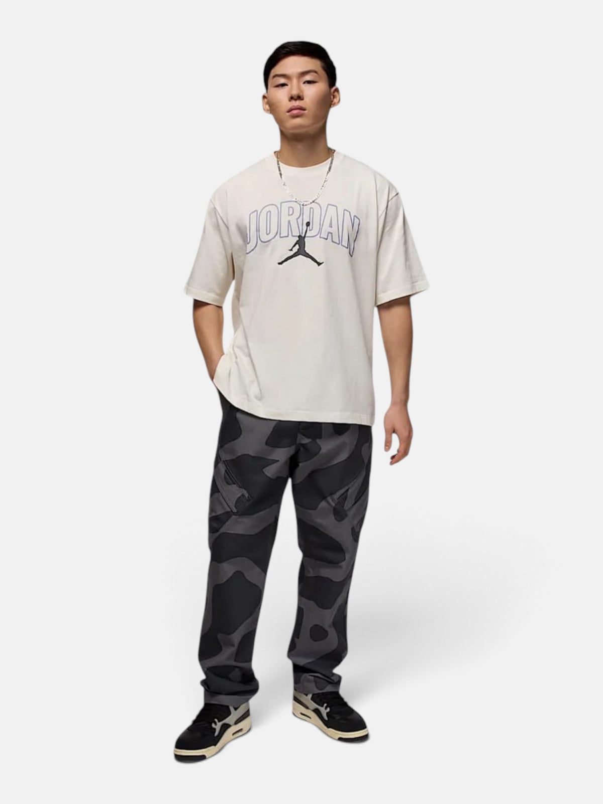 Чоловіча футболка Air Jordan Brooklyn Arch Jumpman Crew White IB7347-133