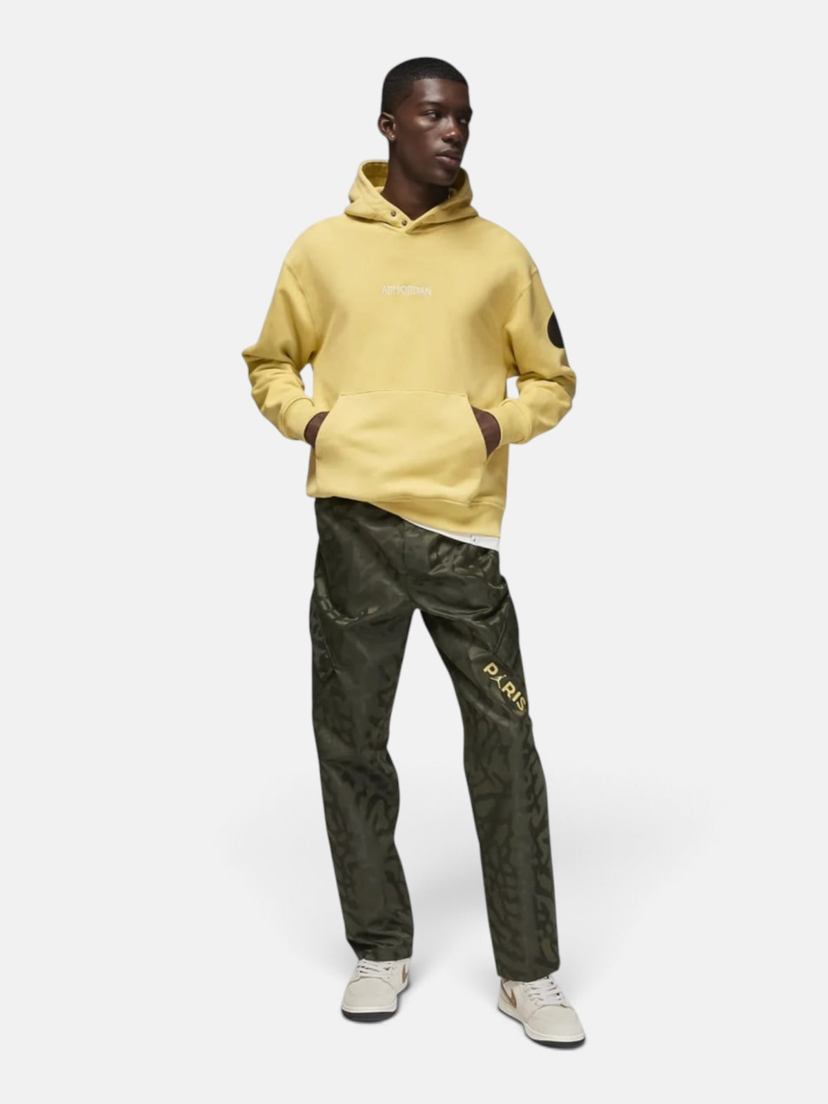 Чоловіче худі Air Jordan Wordmark Paris Saint-Germain Yellow FN5324-700