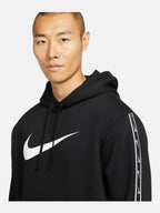Чоловіче худі Nike Sportswear Repeat Pullover Fleece Hoodie Black DX2028-010