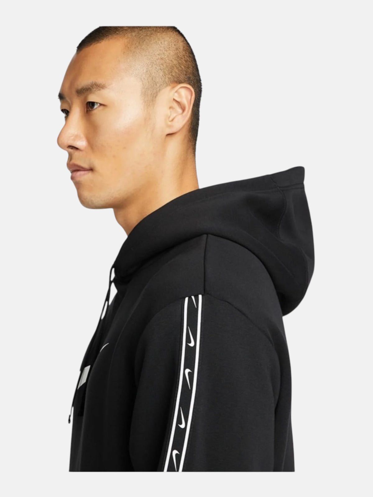 Чоловіче худі Nike Sportswear Repeat Pullover Fleece Hoodie Black DX2028-010