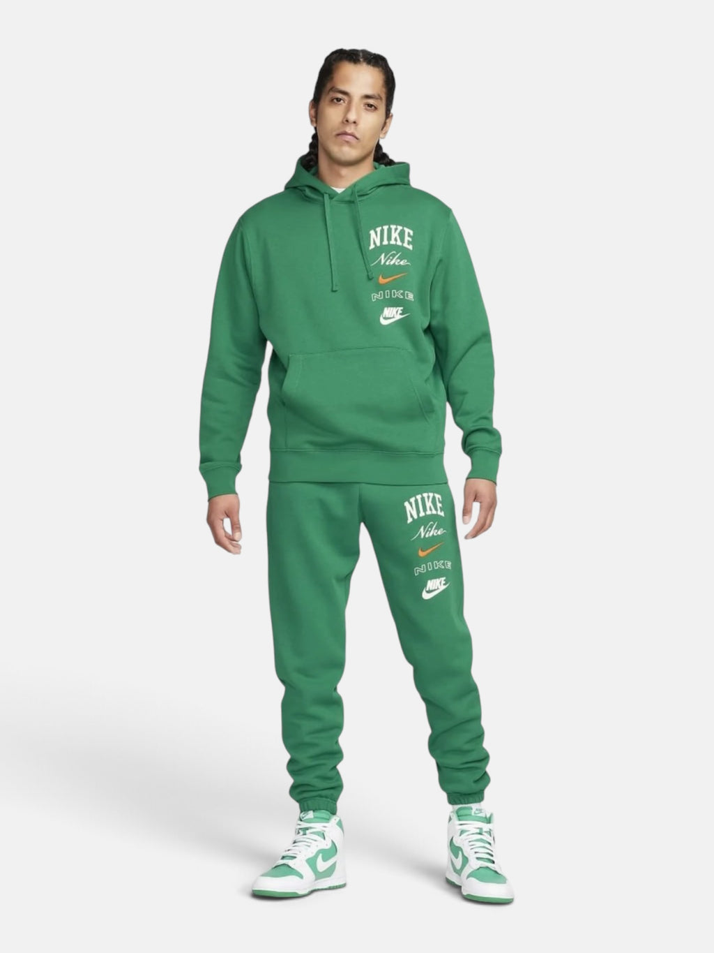 Чоловіче худі Nike Club Fleece Green FN2634-365