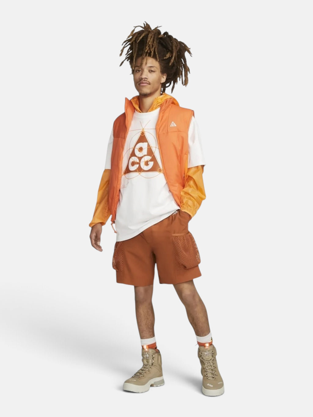 Чоловічі шорти Nike ACG Snowgrass Cargo Shorts Orange DV9405-246