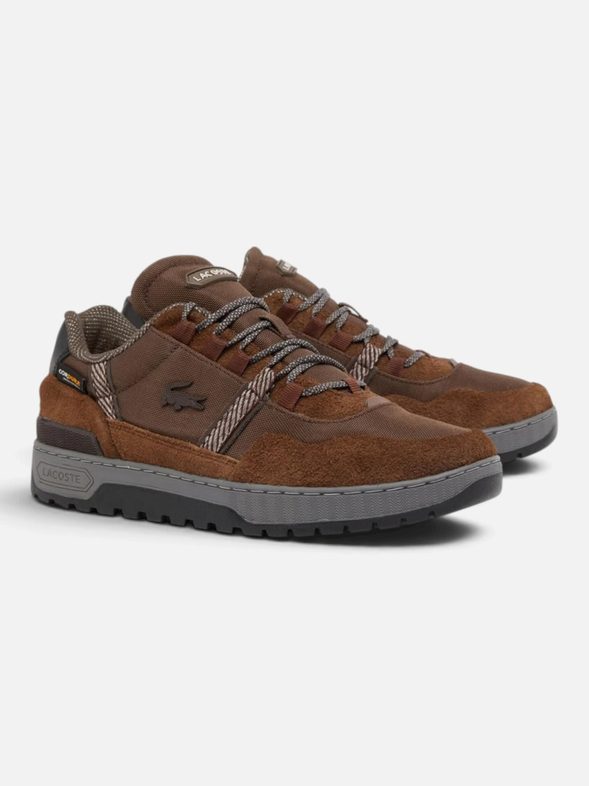 Чоловічі кросівки Lacoste T-Clip Winter Brown 748SMA00377B8