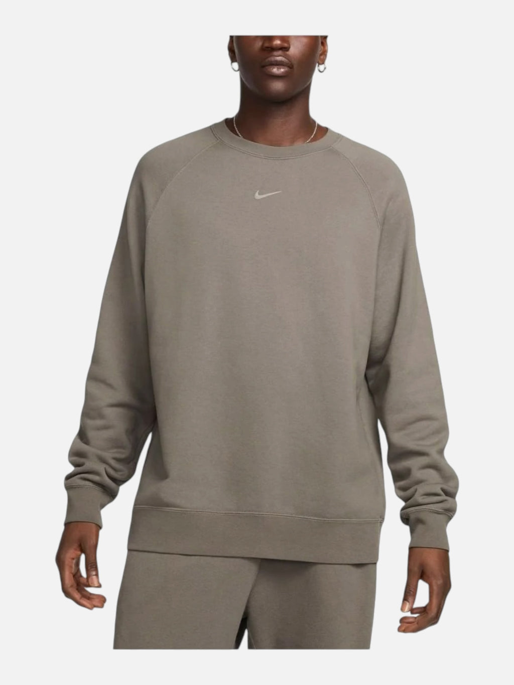 Чоловічий світшот Nike x NOCTA Fleece CS Crewneck Olive Grey FN8160-040