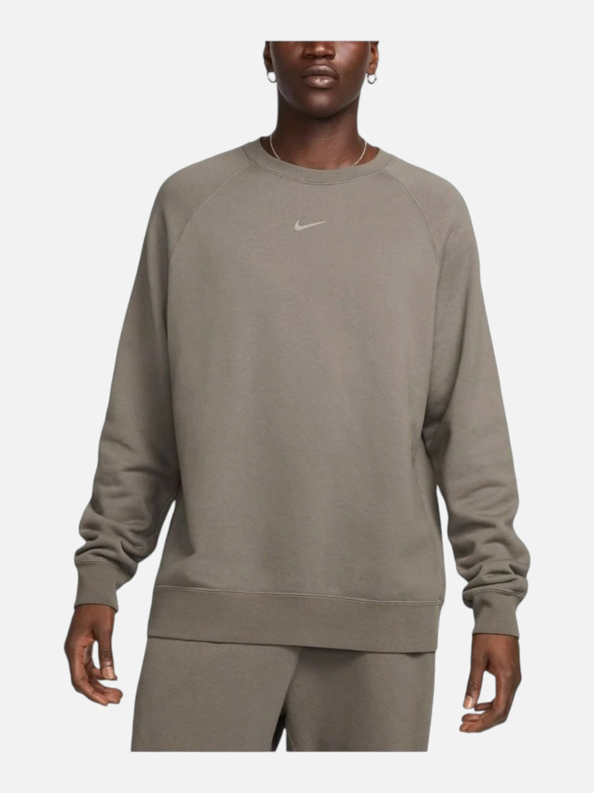 Чоловічий світшот Nike x NOCTA Fleece CS Crewneck Olive Grey FN8160-040