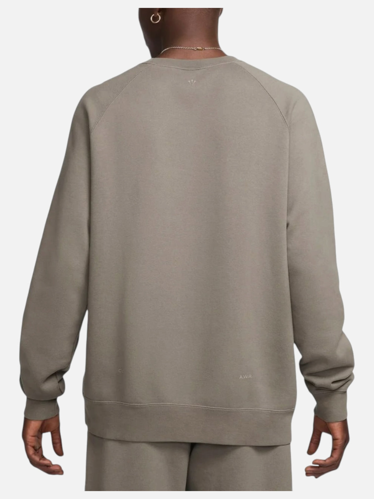 Чоловічий світшот Nike x NOCTA Fleece CS Crewneck Olive Grey FN8160-040