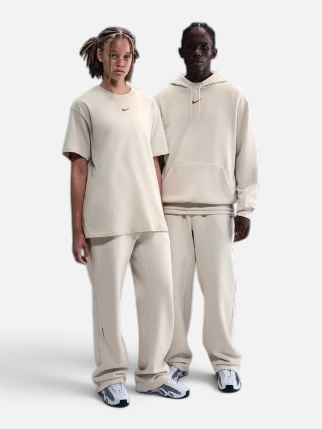 Унісекс спортивні штани Nike x NOCTA Fleece CS Open-Hem Beige FZ4675-104
