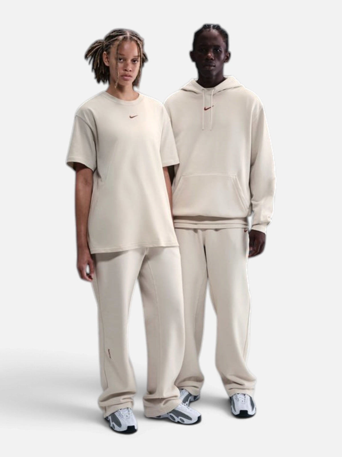 Унісекс спортивні штани Nike x NOCTA Fleece CS Open-Hem Beige FZ4675-104