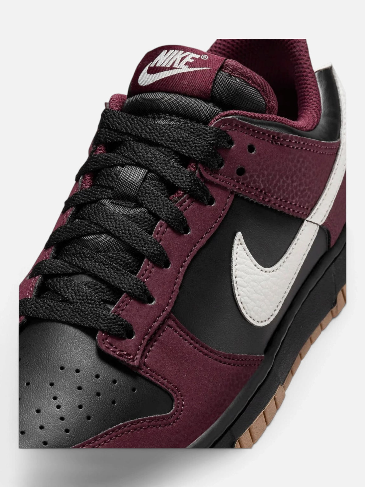 Унісекс кросівки Nike Dunk Low NN Black/Bordo HM9658-600