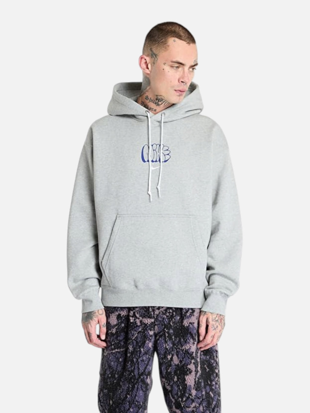Чоловіче худі Nike Solo Swoosh Fleece Grey HQ4181-063