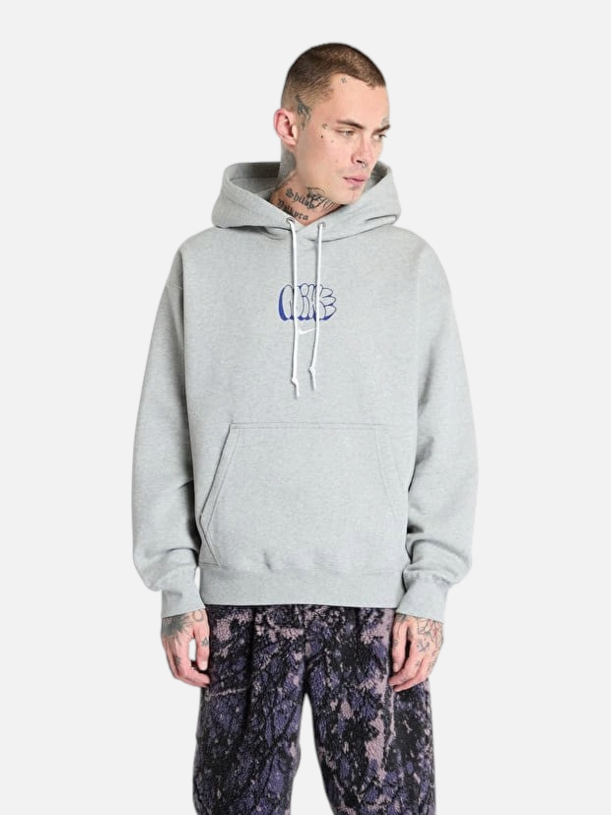 Чоловіче худі Nike Solo Swoosh Fleece Grey HQ4181-063