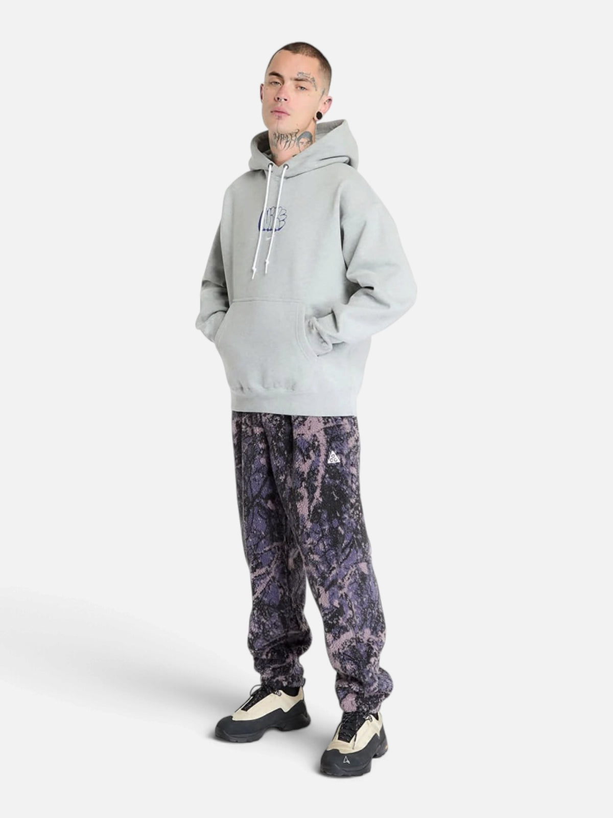Чоловіче худі Nike Solo Swoosh Fleece Grey HQ4181-063
