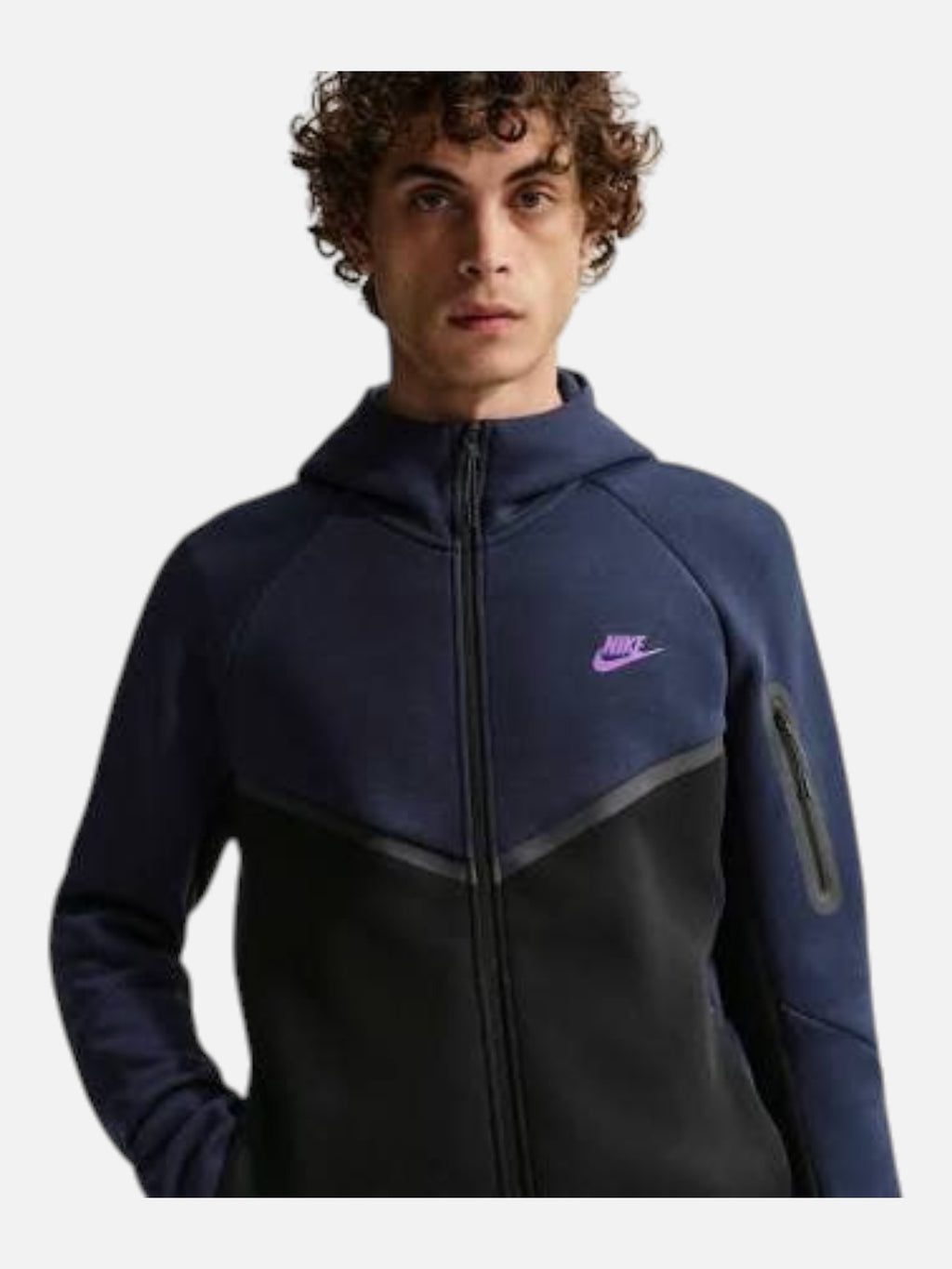 Чоловіча толстовка Nike Tech Windrunner Black/Blue HV0949-452
