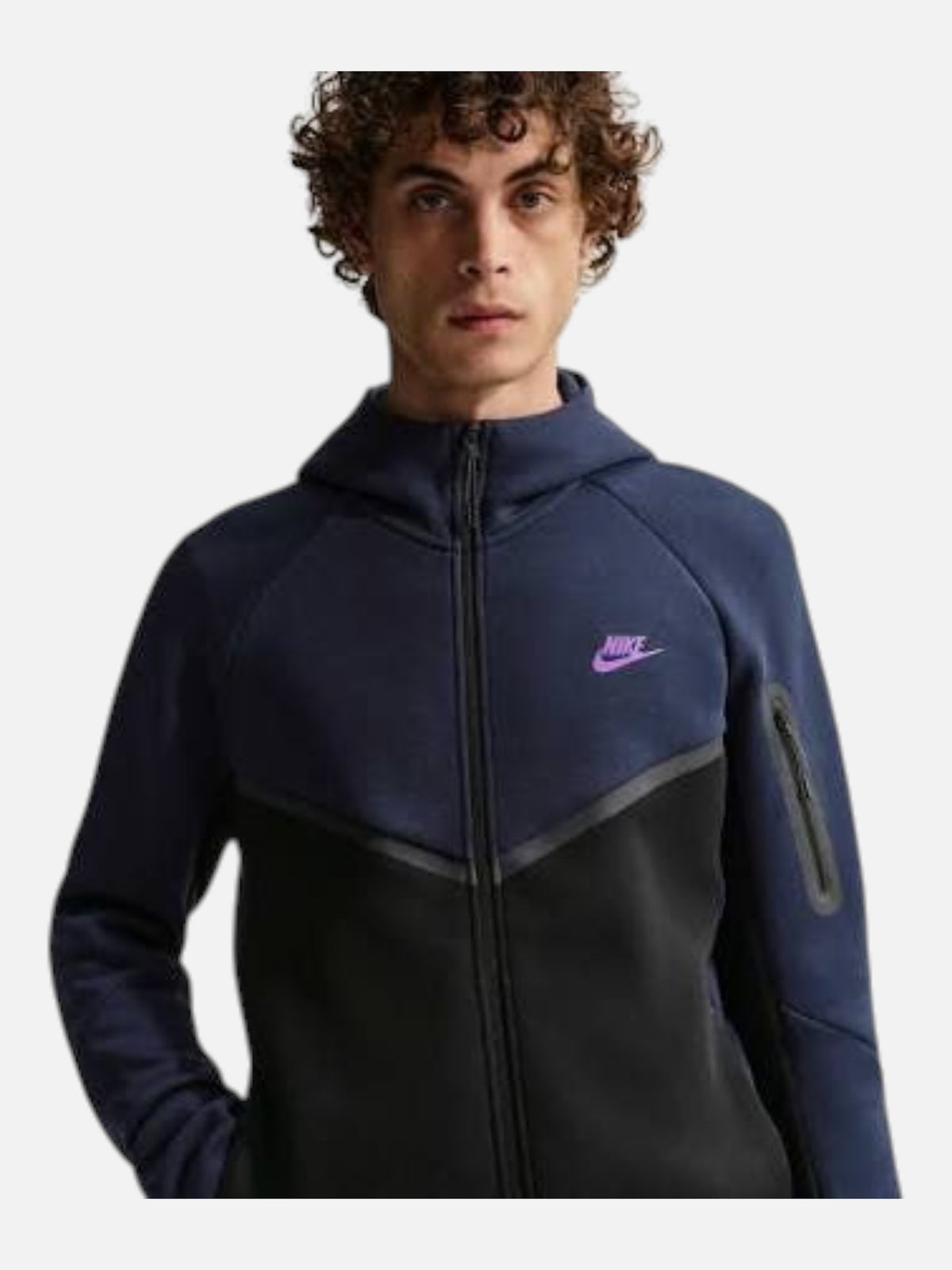 Чоловіча толстовка Nike Tech Windrunner Black/Blue HV0949-452
