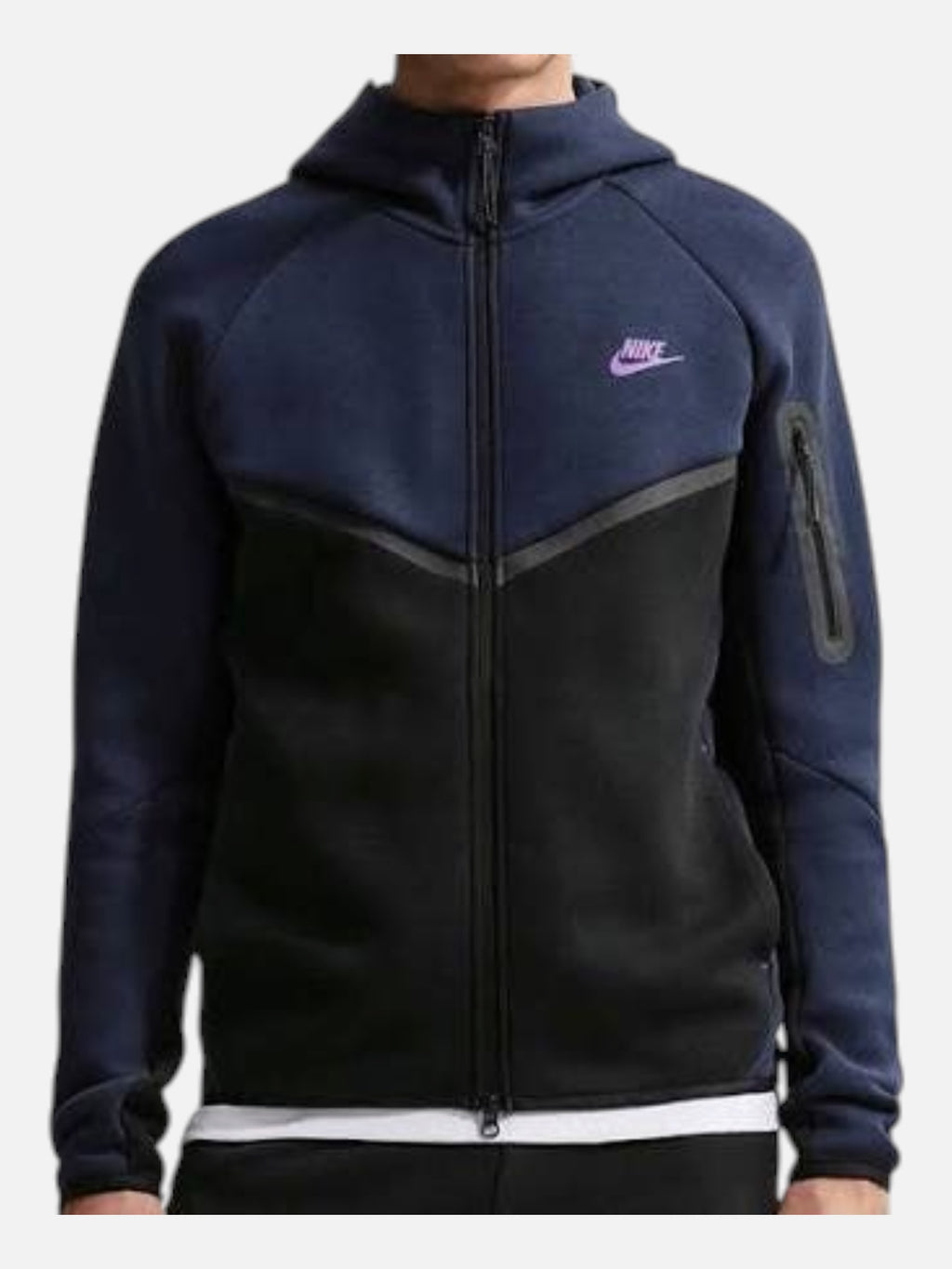 Чоловіча толстовка Nike Tech Windrunner Black/Blue HV0949-452