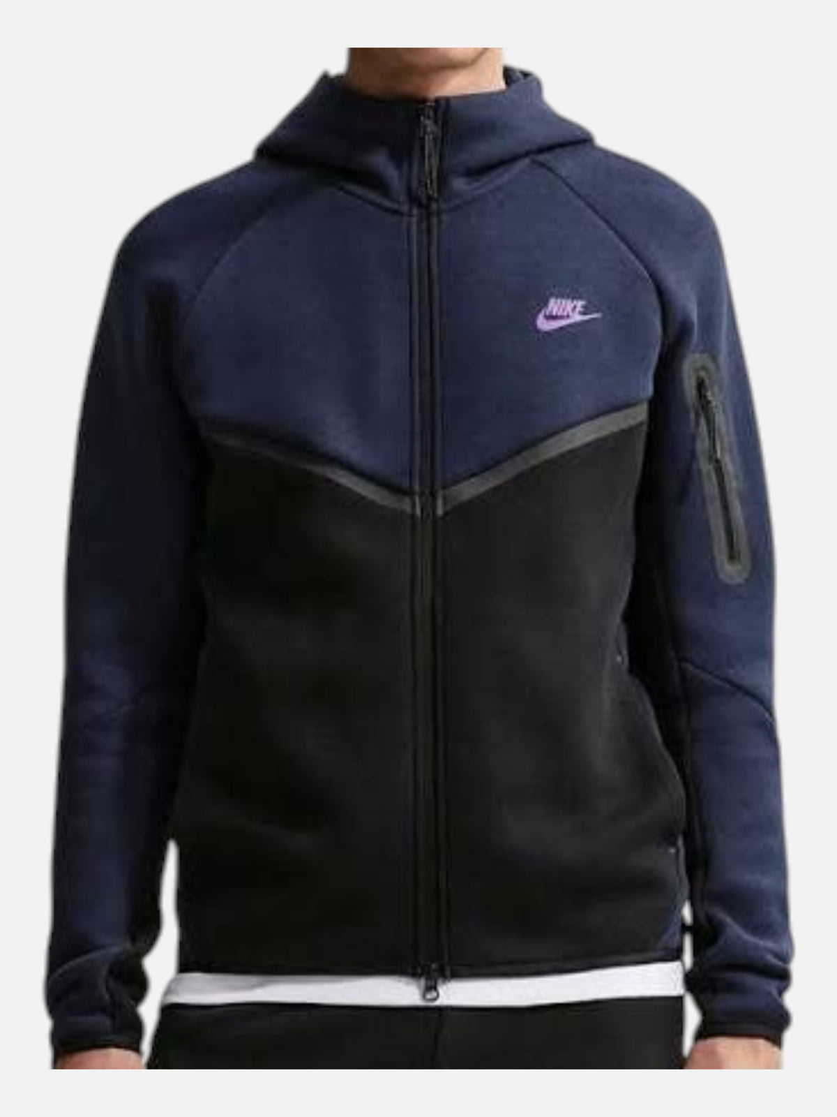 Чоловіча толстовка Nike Tech Windrunner Black/Blue HV0949-452