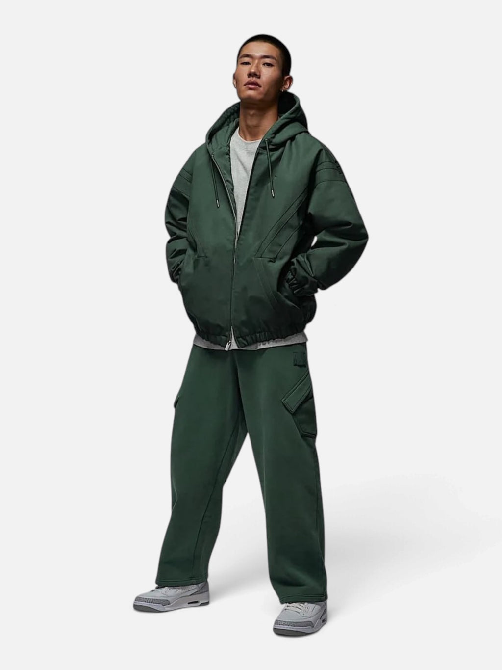 Чоловіча куртка Air Jordan MJ Flight Draft Jacket Green HV1848-316