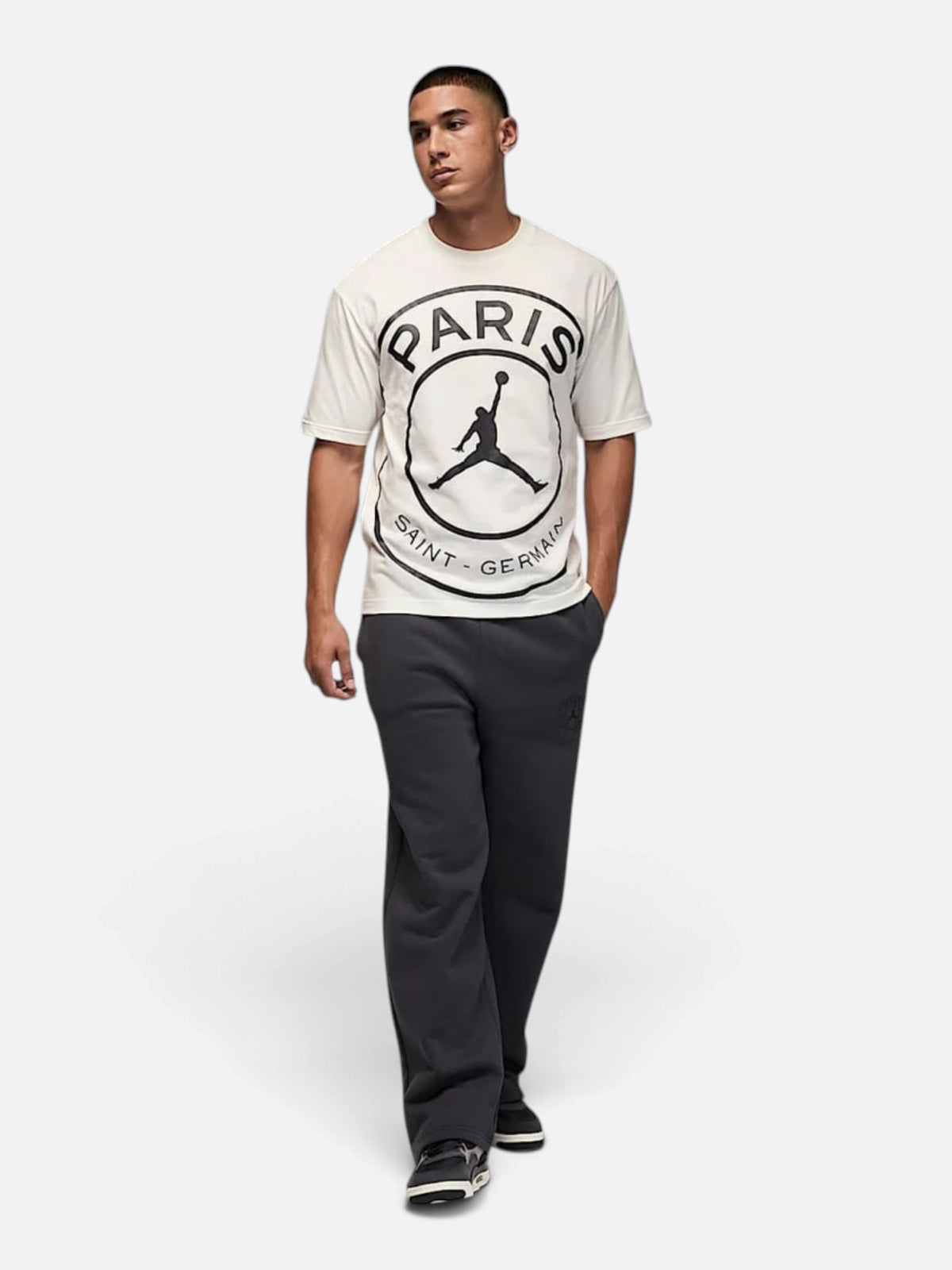Чоловіча футболка Air Jordan x PSG SS Logo White HV3411-133