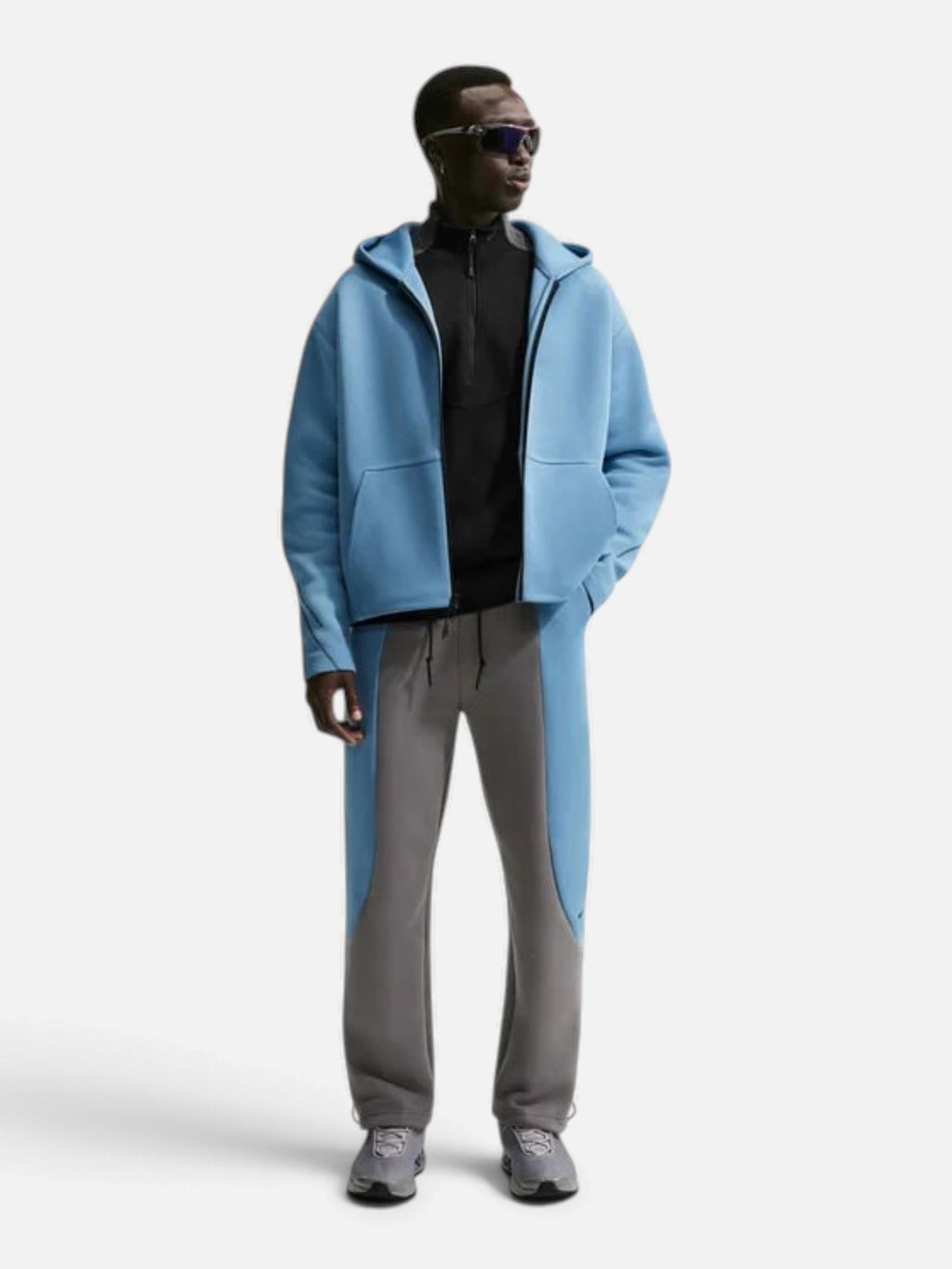 Чоловічі штани Nike Tech Fleece Grey/Blue IF1323-015
