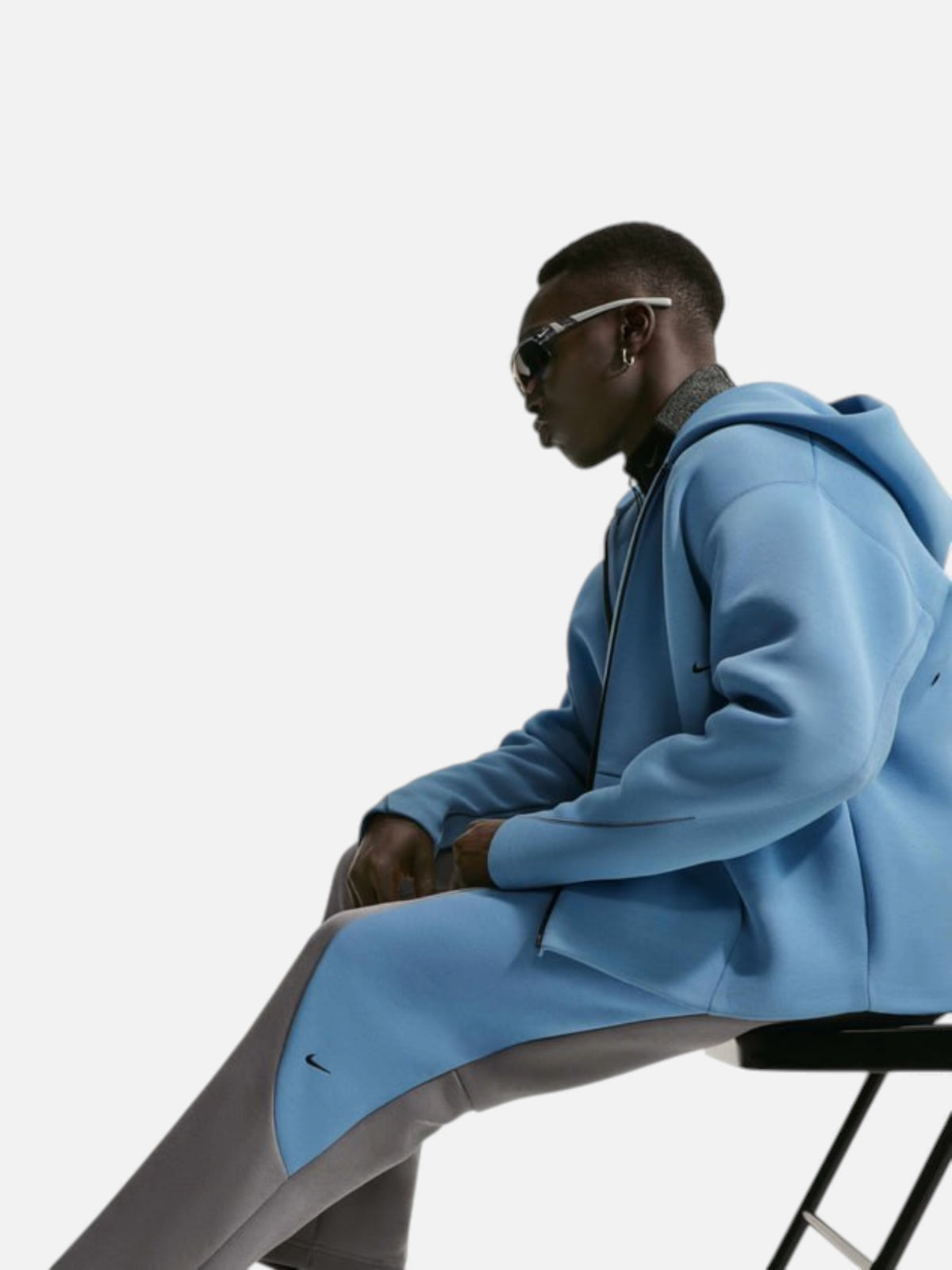Чоловічі штани Nike Tech Fleece Grey/Blue IF1323-015