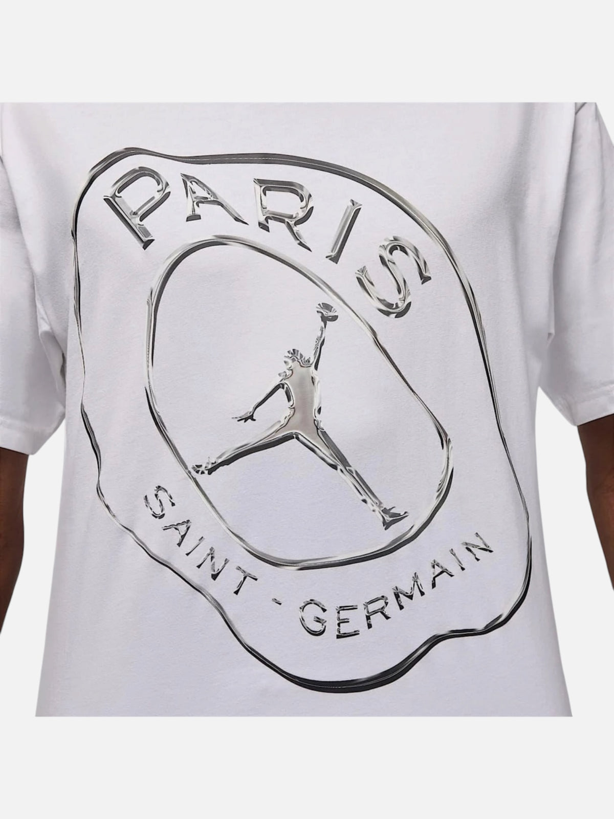 Чоловіча футболка Air Jordan MJ DF Practice Tee PSG White IF3807-100