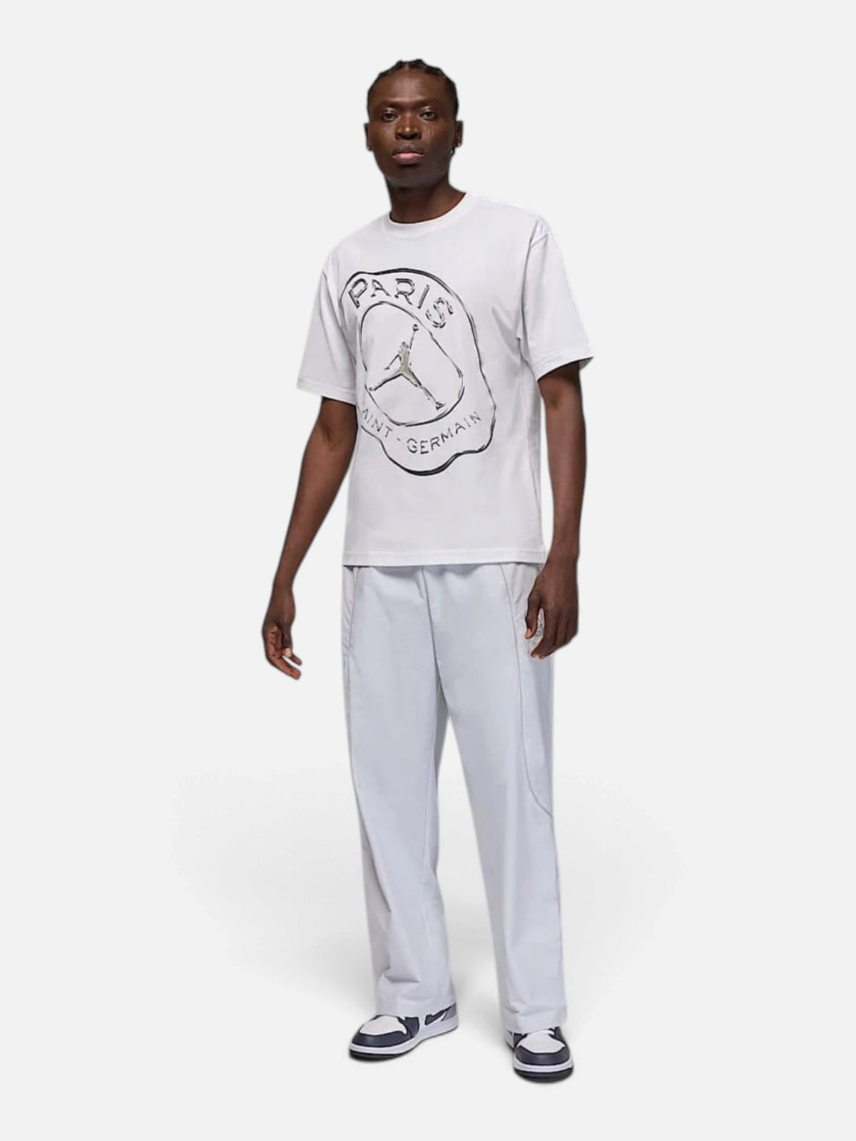 Чоловіча футболка Air Jordan MJ DF Practice Tee PSG White IF3807-100