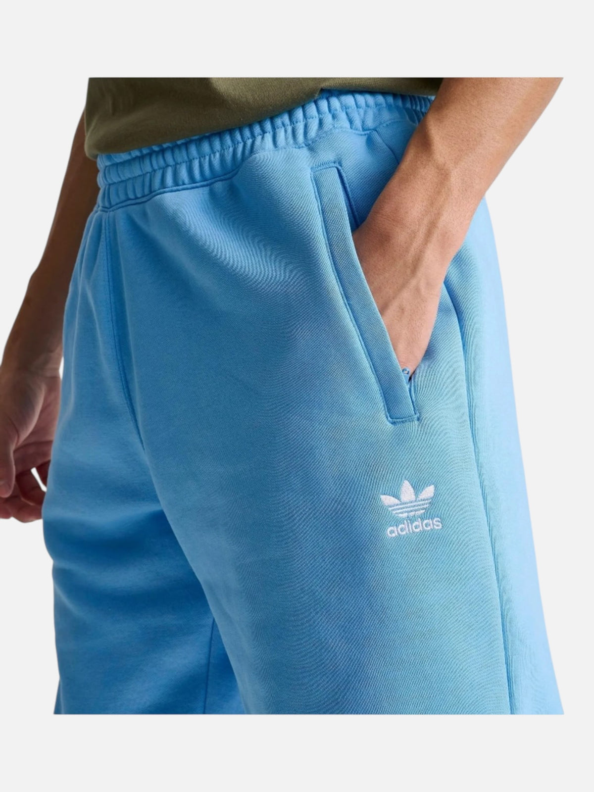 Чоловічі шорти Adidas Originals Trefoil Essentials Lifestyle Light Blue IR7812