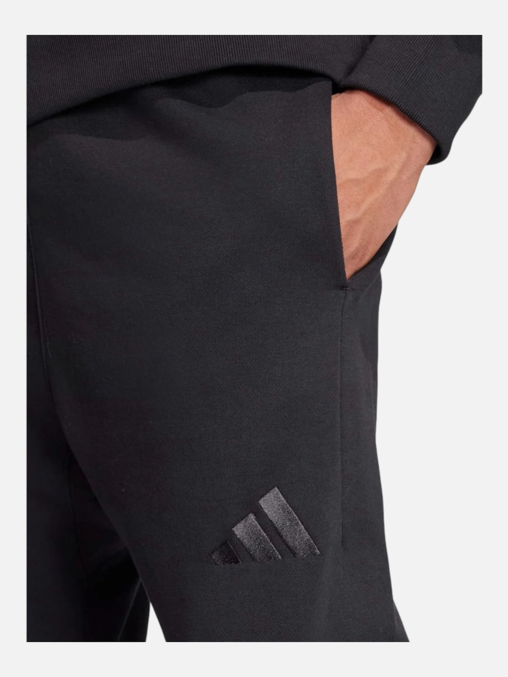 Чоловічий спортивний костюм Adidas All SZN Fleece Sportswear Black IX1246 / IX1253