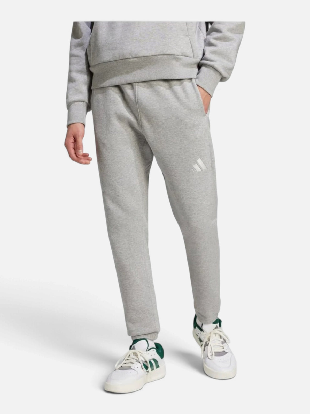 Чоловічий спортивний костюм Adidas All SZN Fleece Grey IY4148 / IY4123