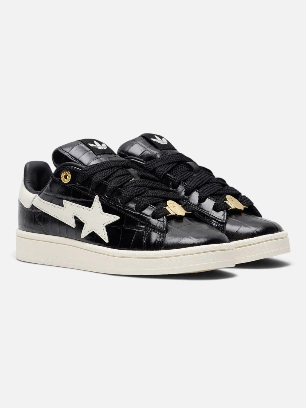 Жіночі кросівки Adidas Campus 00S x BAPE Black KJ8851
