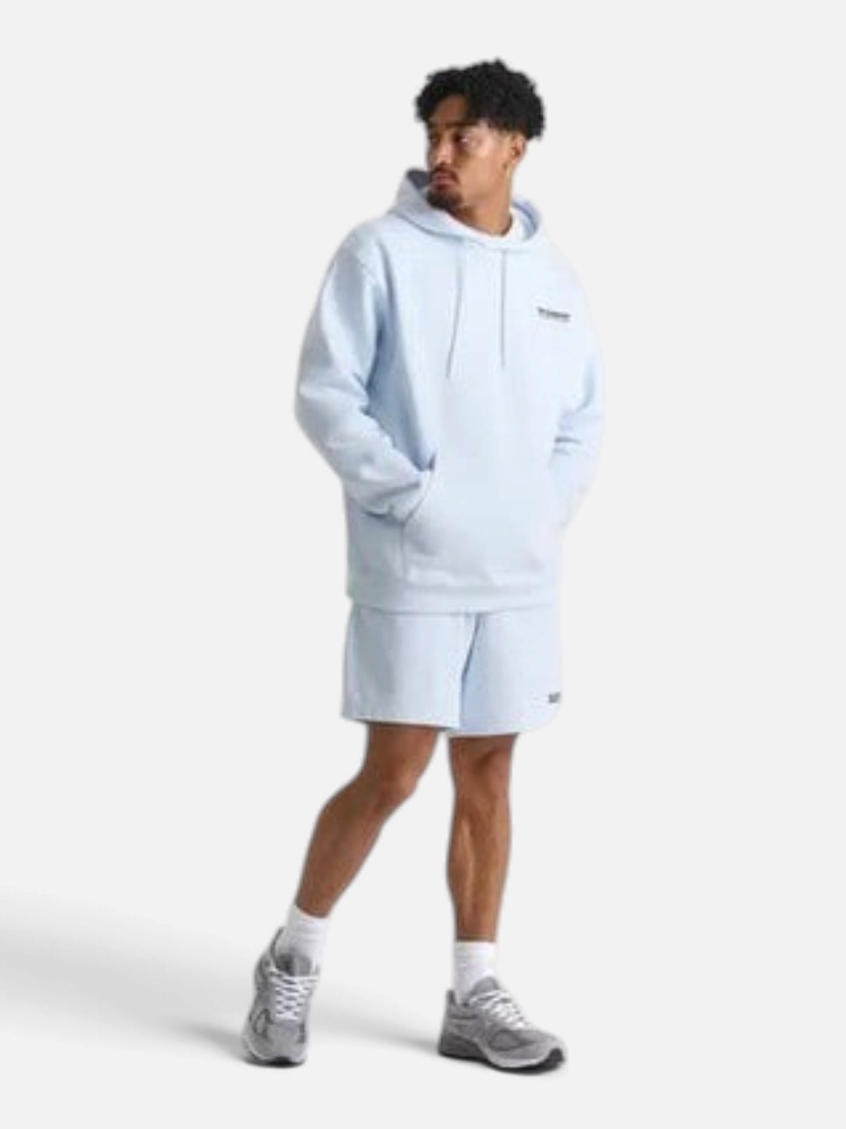 Чоловіче худі New Balance Athletics Premium Collection Light Blue MT54321