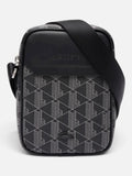 Унісекс сумка-месенджер Lacoste Monogram Grey/Black NH4410LX-H45