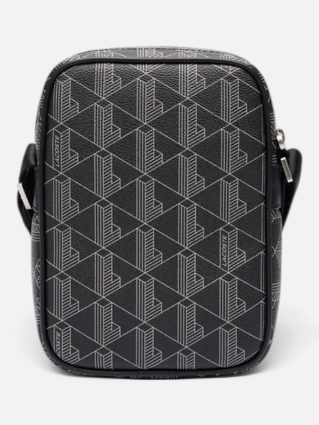 Унісекс сумка-месенджер Lacoste Monogram Grey/Black NH4410LX-H45