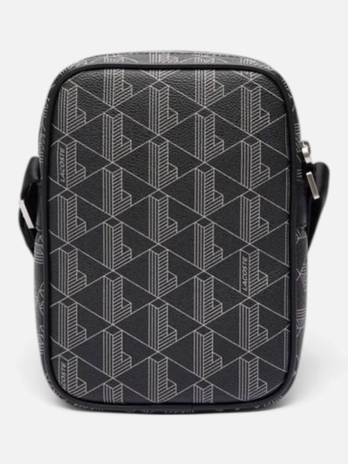 Унісекс сумка-месенджер Lacoste Monogram Grey/Black NH4410LX-H45