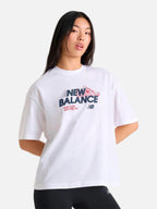 Унісекс футболка New Balance Athletics White WT53334