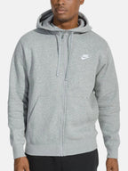 Чоловіче худі на блискавці Nike Sportswear Club Fleece Grey BV2645-063