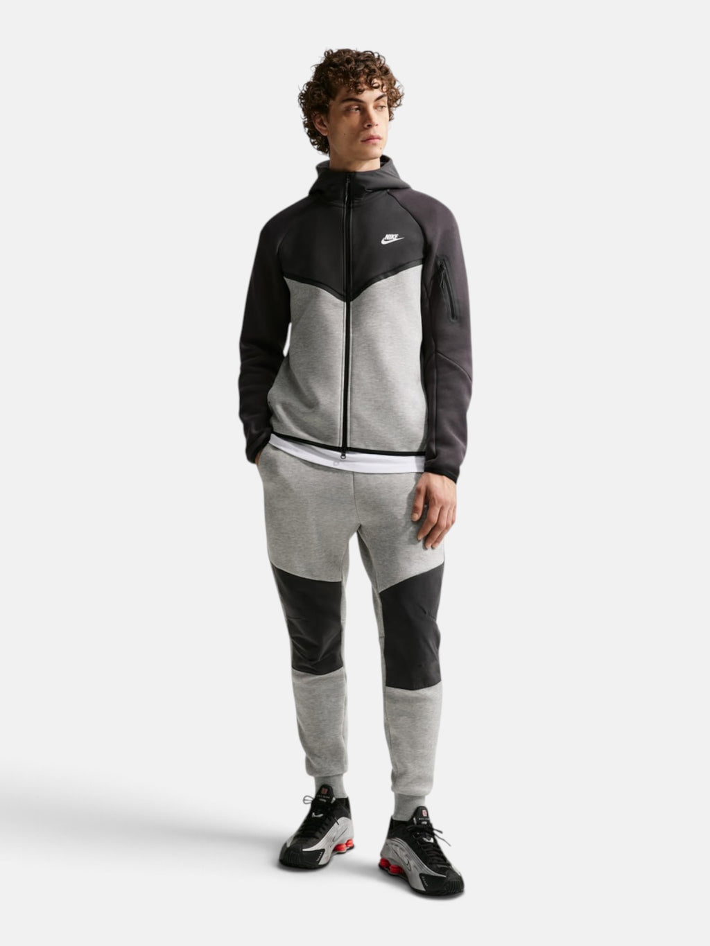 Чоловіча толстовка Nike Tech Fleece Grey/Black IH4302-063