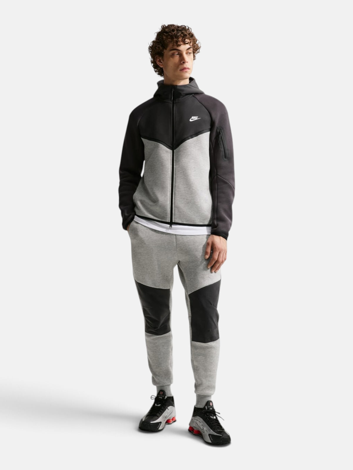 Чоловіча толстовка Nike Tech Fleece Grey/Black IH4302-063